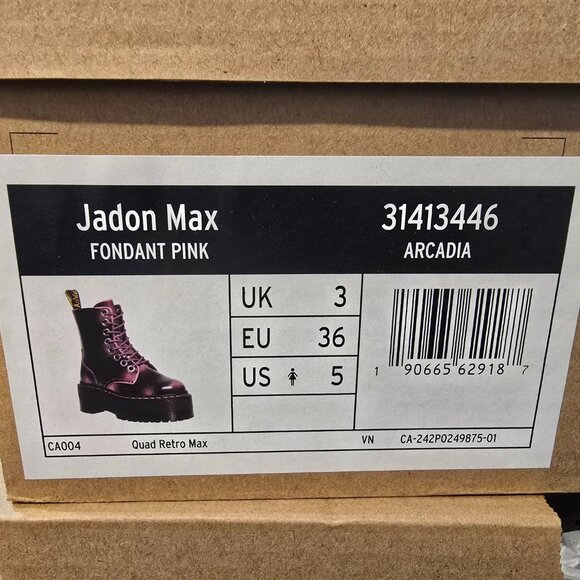 JADON MAX Distressed Leather Platform Boot Fondant Pink Women's Size 5 US NEW - Picture 11 of 16